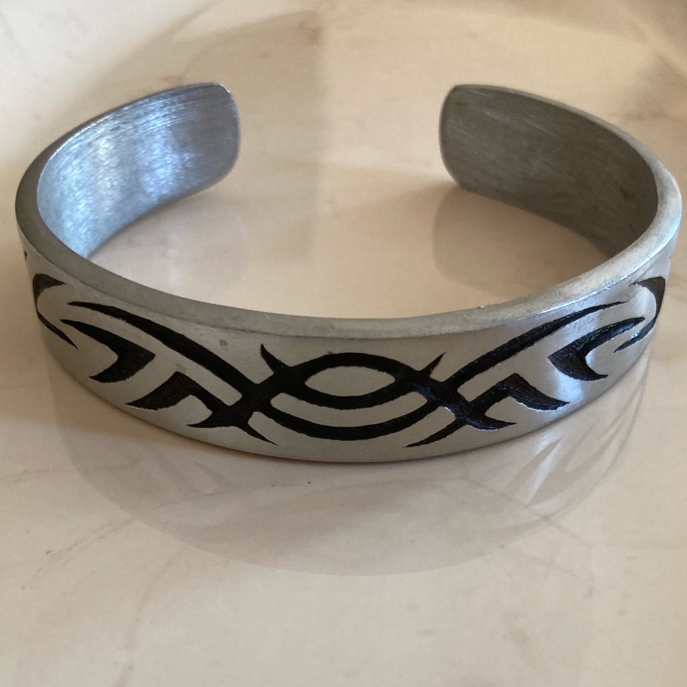 Tribal Style Cuff Bracelet - 2